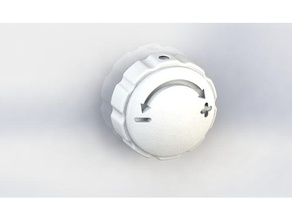 artı-eksi düğmesi diy topuzu potansiyometre ses 3d print model - Mito3D