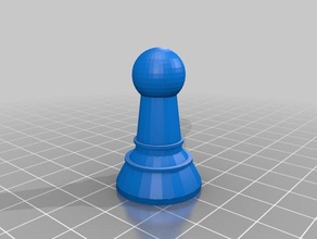pawn model chess 3d print model - Mito3D