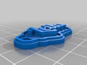 leila Schlüsselanhänger kundengebundene 3d print model - Mito3D
