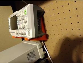 rigol ds1xx4z ambito staffa di montaggio a parete utensili & caselle la oscilloscopio apparecchiature prova 3d print model - Mito3D