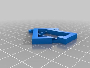 keychain i portachiavi il logo 3d print model - Mito3D