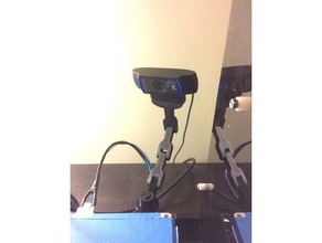 anet a8 heatbed camera mount logitech c920 3d printer accessories mods webcam 3d print model - Mito3D