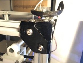 hypercube corner raisers 3d printer accessories 20mm bracket 3d print model - Mito3D