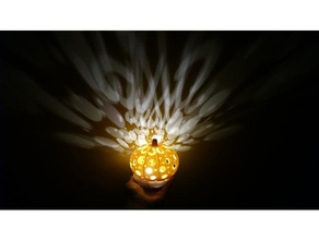 la zucca di halloween lanterna art moda lampada luce 3d print model - Mito3D
