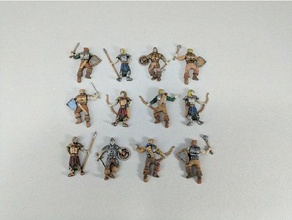 28mm fallen warriors toy & game accessories miniature 40k boardgame body dead dnd dungeons dragons fantasy gaming openforge pathfinder tabletop wargaming warhammer 3d print model - Mito3D