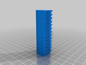 my customized heat tower 255 - 195 3d printing tests 3d print model - Mito3D