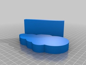cloud shelf household 3d print model - Mito3D