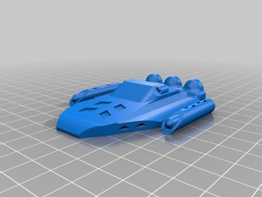 scifi-ship 3d printing alien spaceship flying saucer futuristic scifi 3d print model - Mito3D
