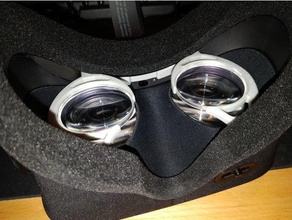 oculus rift cv1 prescription lens adapter strengthened video games 3d print model - Mito3D