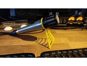 desktop microphone stand music 3d print model - Mito3D