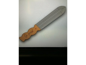 el cuchillo cocina y comedor 3d print model - Mito3D
