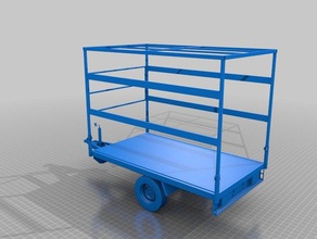 geschlossene trailer engineering 3d print model - Mito3D