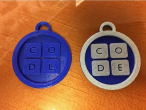 codeorg madalya öğrenme 3d print model - Mito3D