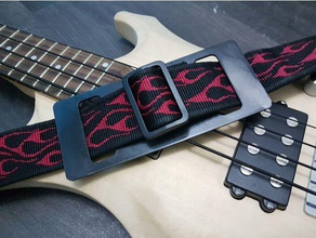 guitar shoulder strap music bass electric xdr4g0nx 3d print model - Mito3D