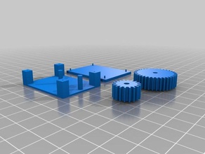 dişli 3d yazıcı test baskı çizgi youtube megavideolar 3d print model - Mito3D