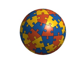 puzzle sfera giochi e giocattoli Puzzle 3d di 3d print model - Mito3D