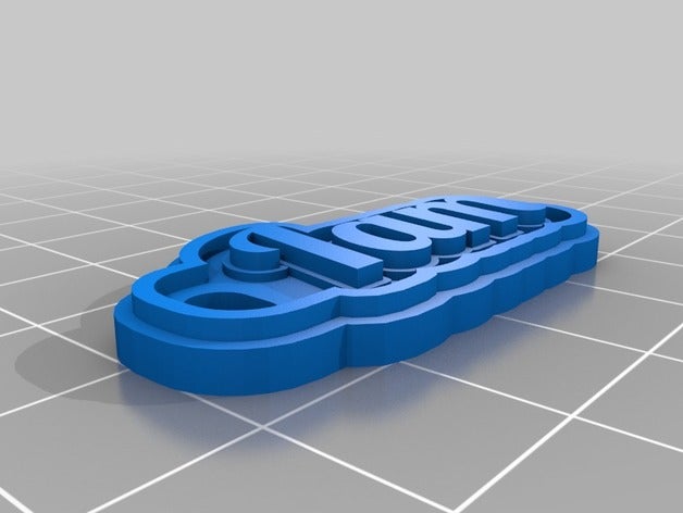 iam keychains customized 3D print model - Mito3D