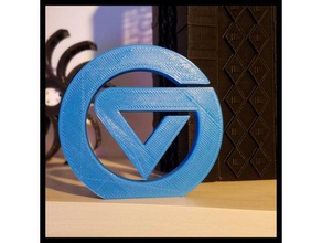 gv logo işaretler ve logolar grand valley gvsu 3d print model - Mito3D