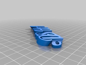 dee1 keychains customized 3d print model - Mito3D