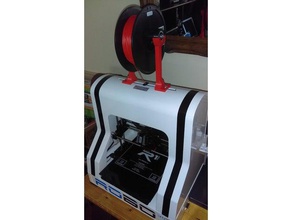 robo 3d r1 + spool holder printer accessories filament spoolholder 3d print model - Mito3D