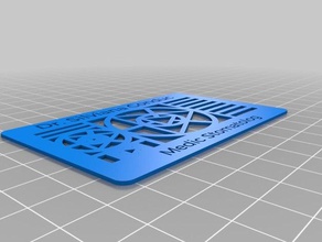 my customized thingiverse's custom business card signs & logos 3d print model - Mito3D