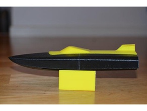 micro speed boat 3 rc r c vehicles 3d print model - Mito3D