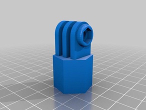 gopro mic stand mount camera 3d print model - Mito3D