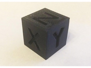 20mm cube calibration 3d printing tests test 3d print model - Mito3D