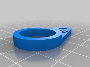 mara two rings customized 3d print model - Mito3D