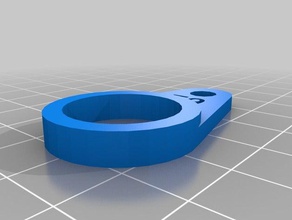 mara three rings customized 3d print model - Mito3D