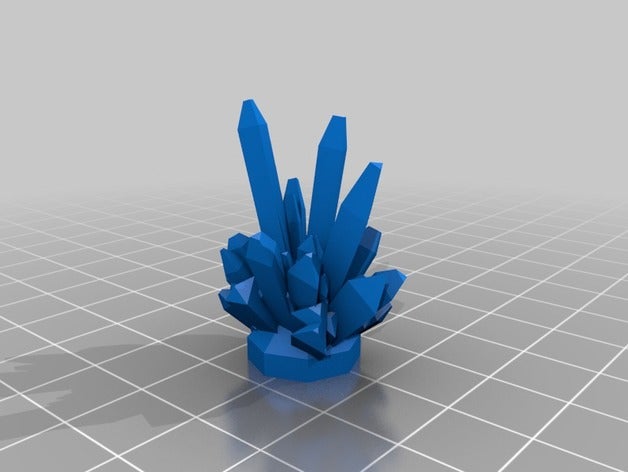 özel yükseltilmiş kristal jeneratör matematik sanatı özelleştirilmiş 3D print model - Mito3D