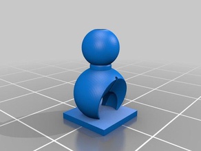 bola de pivote la articulación 6mm 03 juguetes y accesorios juego 3d print model - Mito3D