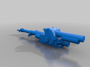 ghostbusters Zauberstab vereinfacht Requisiten proton pack gun 3d print model - Mito3D