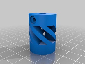 meine angepasste flexible Kupplung Werkzeugmaschinen kundengebundene 3d print model - Mito3D