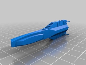 asc bataille croiseur de classe jouets & jeux 3d print model - Mito3D