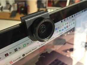 macbook pro lentille de la caméra titulaire ordinateur apple 3d print model - Mito3D