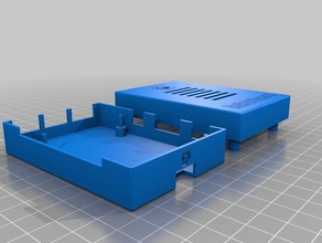 tinkercase w gpio de la ranura La impresión en 3d tinker junta caso tinkerboard 3d print model - Mito3D