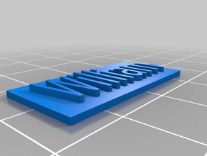 william Anahtarlık 3d baskı 3d print model - Mito3D