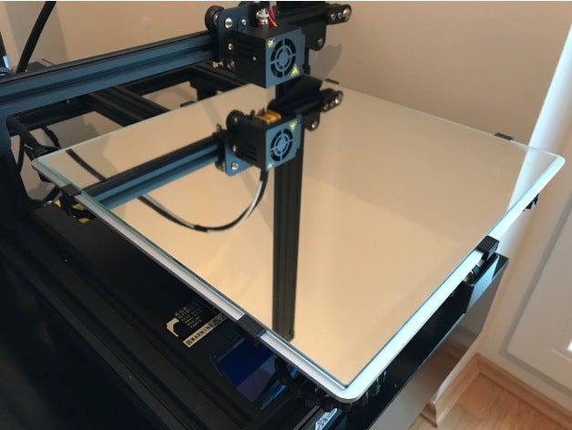 ıkea çok tutucu klip cr-10 ayna 3d yazıcı aksesuarları cr10 printbed 3D print model - Mito3D