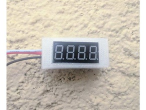 led-Spannungs-meter Gehäuse - Elektronik led-Anzeige der Spannung led-voltmeter voltmeter 3d print model - Mito3D