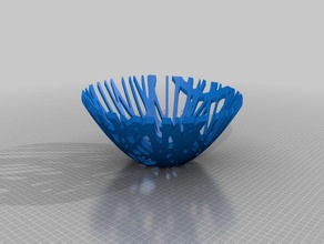 wild pattern bowl decor 3d print model - Mito3D