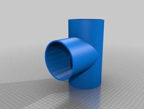 antminer de ventilación la articulación tubería La impresión en 3d 3d print model - Mito3D