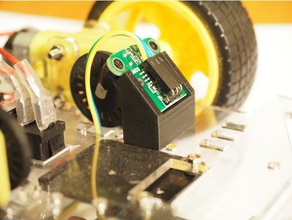 photoelectric speed measuring sensor mounting bracket robotics 3d print model - Mito3D
