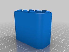 bottom aaa containers customized 3d print model - Mito3D