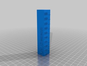 pla temperature calibration tower 3d printing tests customized 3d print model - Mito3D