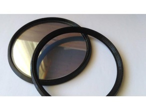 s10 gas mask lens holder glasses 3d print model - Mito3D