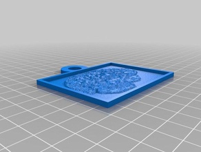 Gehirn litho 2d-Kunst kundengebundene 3d print model - Mito3D