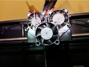 replicator 2x filamento del ventilador de refrigeración Impresora 3d las piezas replicador 2 3d print model - Mito3D