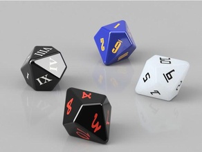 d10 dice variety pack life counter tray dnd gaming magic gathering mtg plort polyhedra rpg slime rancher tabletop table top 3d print model - Mito3D