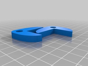 my customized i3 glass bed corner bracket 3d printer parts 3d print model - Mito3D
